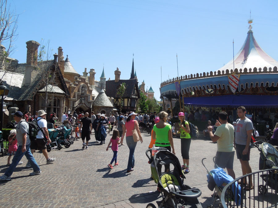 Disneyland Fantasyland Courtyard Picture